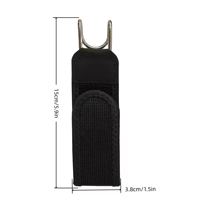 Adjustable Elastic Waistband Buckle with Magic Tape & Metal Hooks