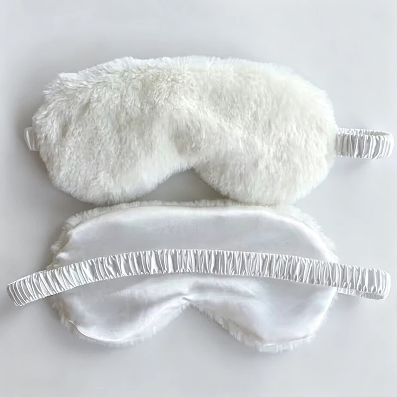 Sleeping Mask Sleeping Blindfold Soft Plush Eye Masks Cute Love Cloud Eye Cover Plush Mask Eyepatch Nap Health Eye Cover
