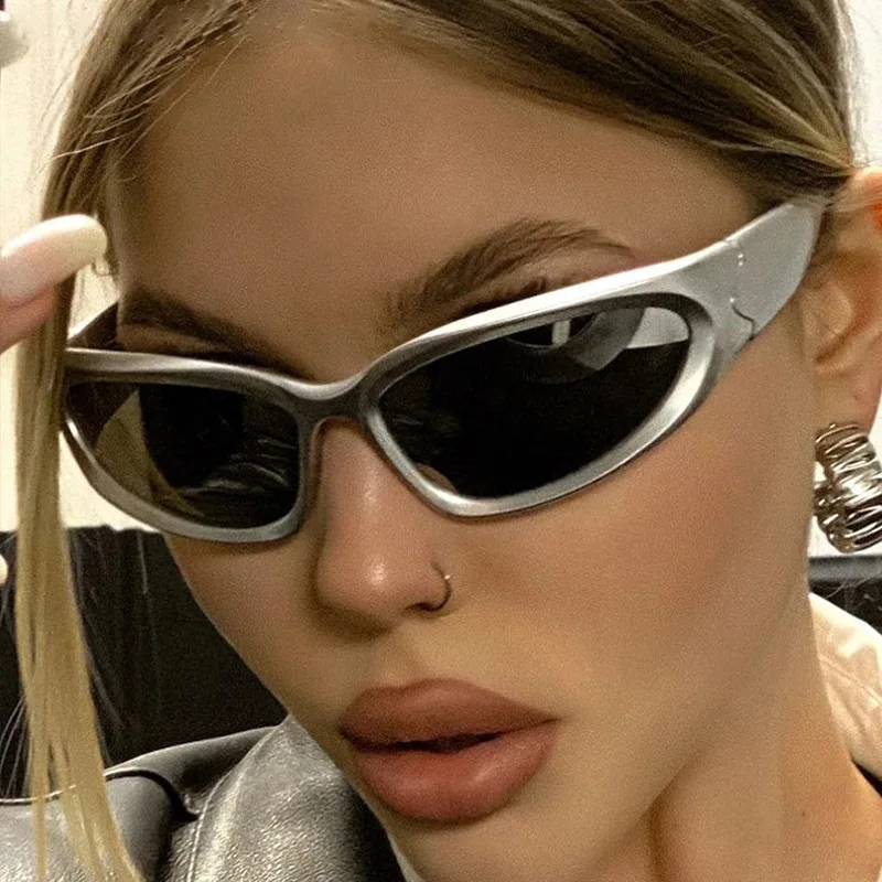 Y2k New Punk Sports Sunglasses For Men Women Luxury Brand Designer Sun Glasses Men's Fashion Vintage Shades  Goggle Eyewear