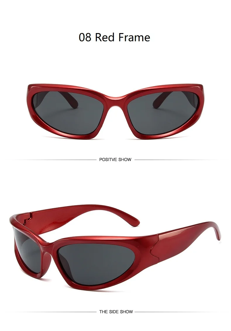 Y2k New Punk Sports Sunglasses For Men Women Luxury Brand Designer Sun Glasses Men's Fashion Vintage Shades  Goggle Eyewear