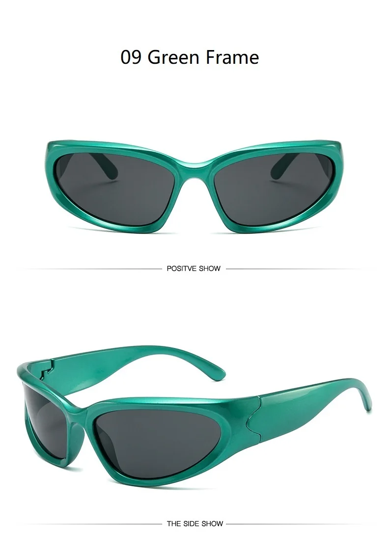 Y2k New Punk Sports Sunglasses For Men Women Luxury Brand Designer Sun Glasses Men's Fashion Vintage Shades  Goggle Eyewear