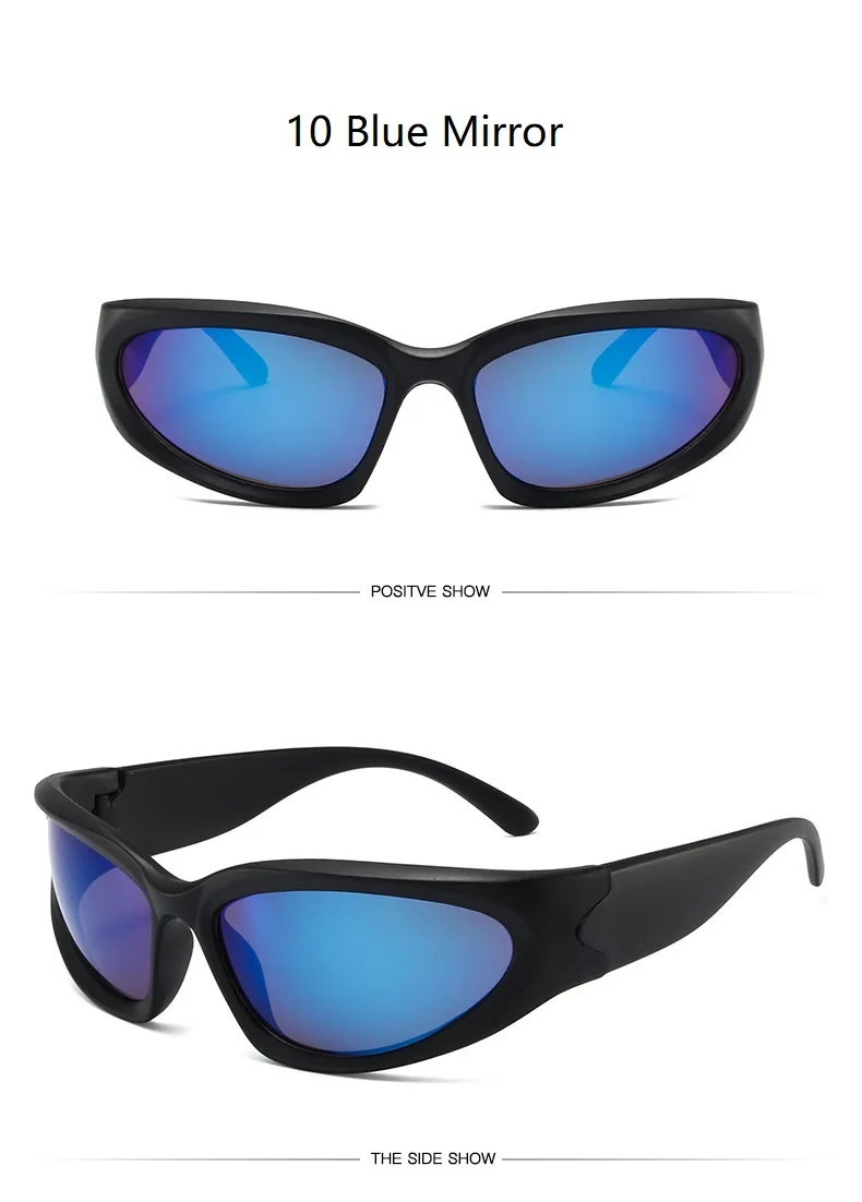 Y2k New Punk Sports Sunglasses For Men Women Luxury Brand Designer Sun Glasses Men's Fashion Vintage Shades  Goggle Eyewear
