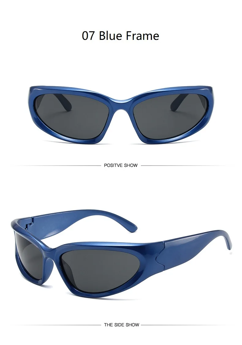 Y2k New Punk Sports Sunglasses For Men Women Luxury Brand Designer Sun Glasses Men's Fashion Vintage Shades  Goggle Eyewear