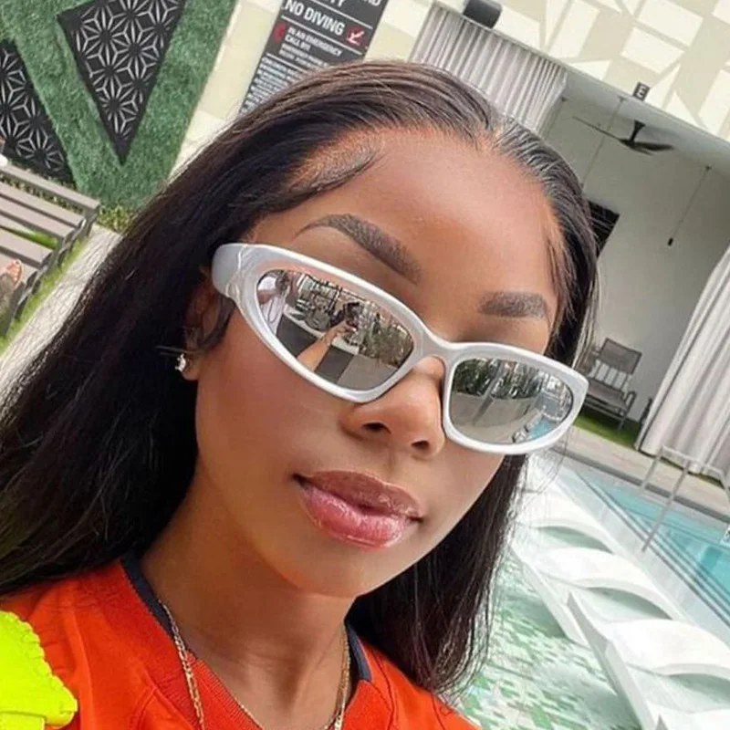 Y2k New Punk Sports Sunglasses For Men Women Luxury Brand Designer Sun Glasses Men's Fashion Vintage Shades  Goggle Eyewear