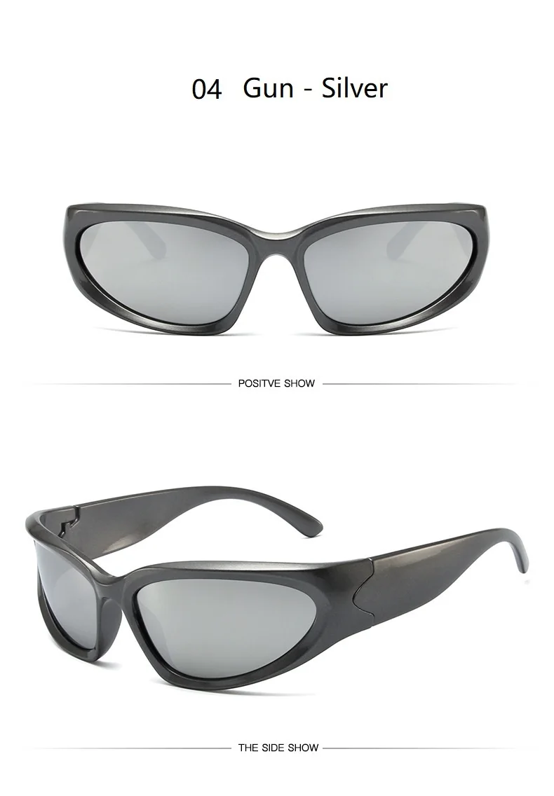 Y2k New Punk Sports Sunglasses For Men Women Luxury Brand Designer Sun Glasses Men's Fashion Vintage Shades  Goggle Eyewear