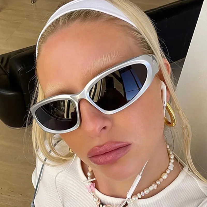 Y2k New Punk Sports Sunglasses For Men Women Luxury Brand Designer Sun Glasses Men's Fashion Vintage Shades  Goggle Eyewear