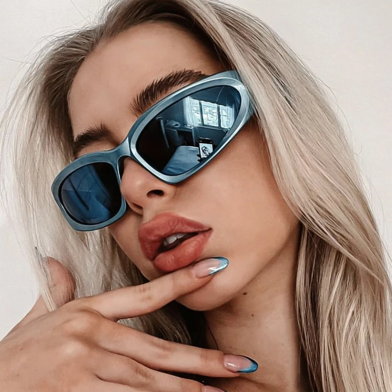 Y2k New Punk Sports Sunglasses For Men Women Luxury Brand Designer Sun Glasses Men's Fashion Vintage Shades  Goggle Eyewear