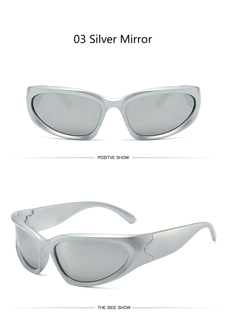 Y2k New Punk Sports Sunglasses For Men Women Luxury Brand Designer Sun Glasses Men's Fashion Vintage Shades  Goggle Eyewear