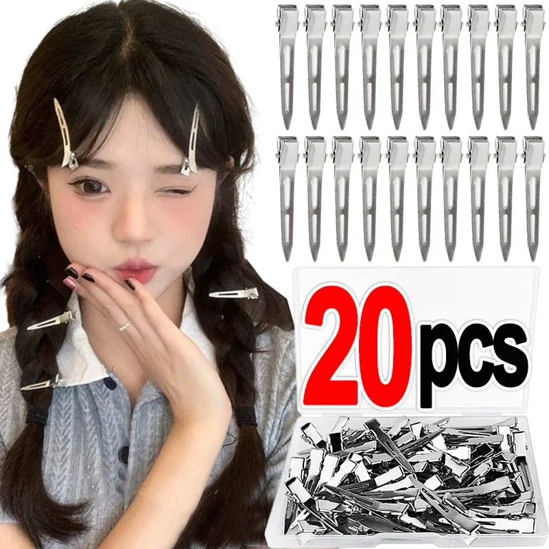 2-20Pcs 4.5cm No Bend Hair Root Fluffy Clips Metal Professional Salon Styling Hair Clips Hairpins Clamps DIY Hair Accessories