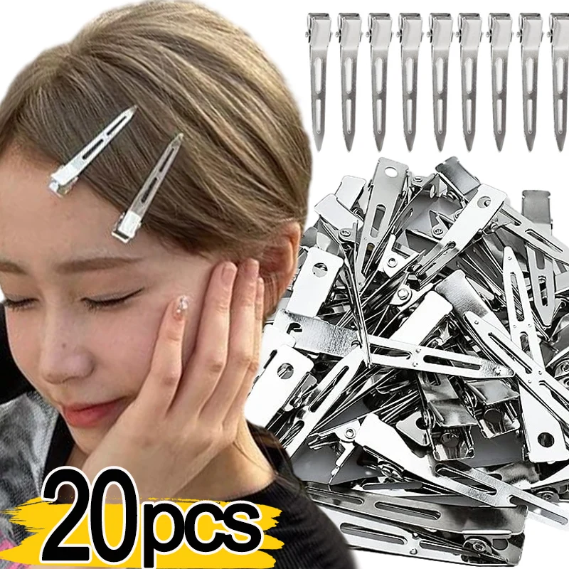 2-20Pcs 4.5cm No Bend Hair Root Fluffy Clips Metal Professional Salon Styling Hair Clips Hairpins Clamps DIY Hair Accessories