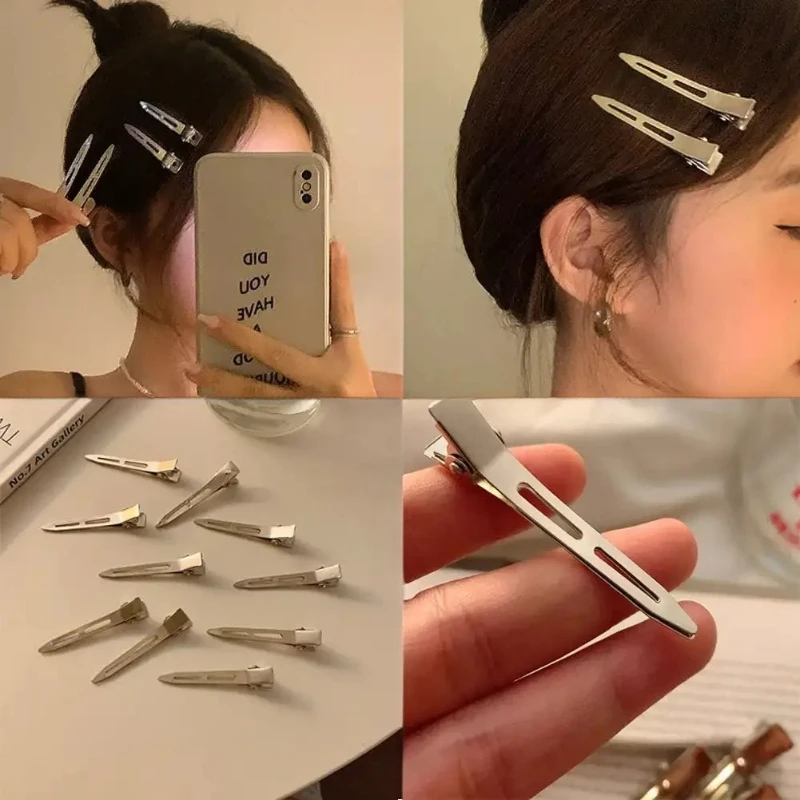 2-20Pcs 4.5cm No Bend Hair Root Fluffy Clips Metal Professional Salon Styling Hair Clips Hairpins Clamps DIY Hair Accessories