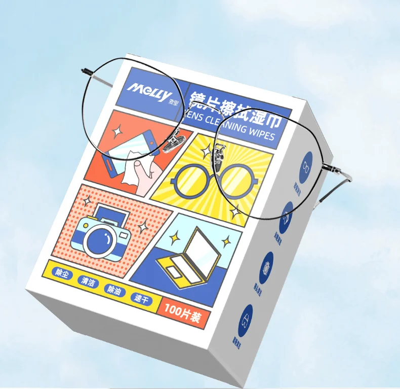 100/200pcs Disposable Lenses And Lens Cleaning Wipes, Metal Jewelry Wipes, Anti-fog Wipes For Glasses, Mobile Phone Screens