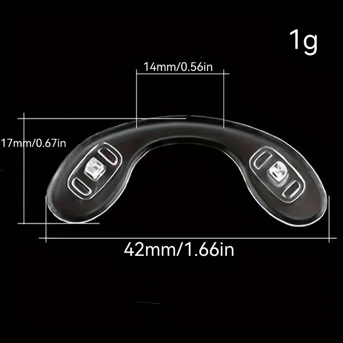 1/2/4pc Ultra-Soft Silicone Eyeglass Nose Pads Comfort Fit Glasses Frame Accessories Anti-Slip Nose Pads for Sports & Daily Wear