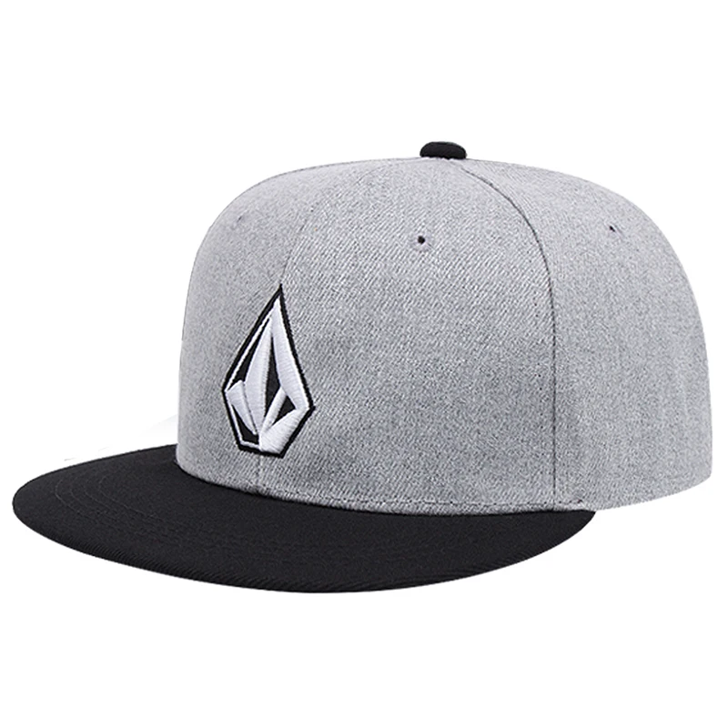 2025 Simple New Flat brimmed Hat with Diamond Embroidery Street Pop Hip Hop Hat Daily Leisure Sunshade Hat Baseball Hat Unisex