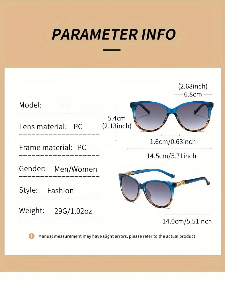 Women's Cat Eye Sunglasses Retro Butterfly Sunglasses Women's Fashion Mountaineering Sunglasses