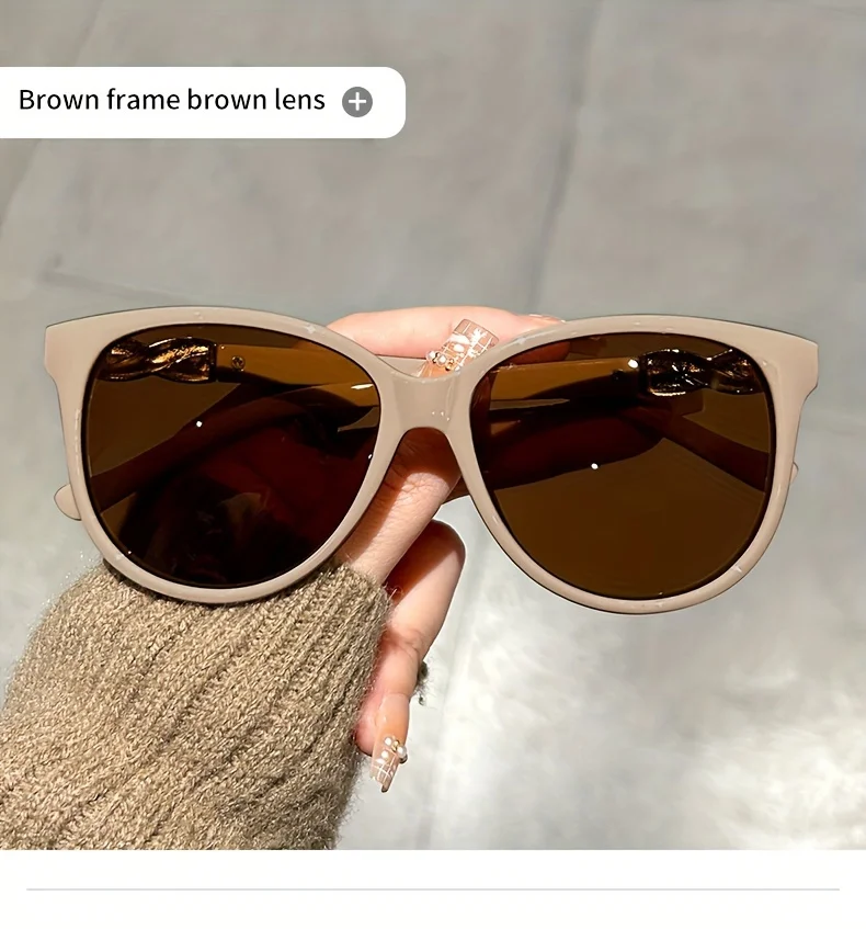 Women's Cat Eye Sunglasses Retro Butterfly Sunglasses Women's Fashion Mountaineering Sunglasses