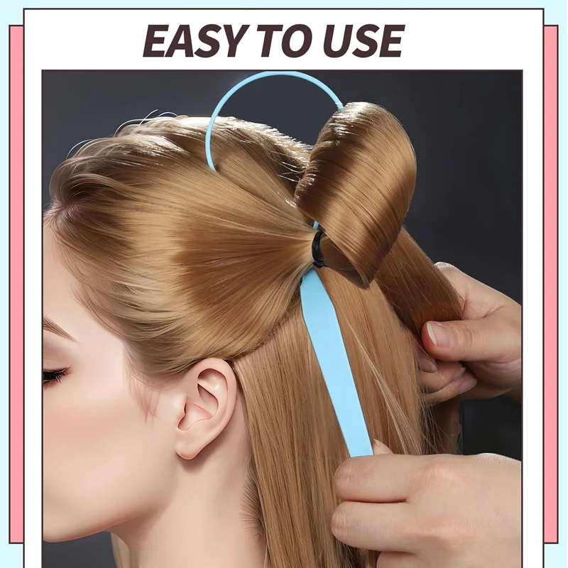 2 in1 Hair Loop Braiding Tool Set French Dutch Braid Maker 1 Elastic Band Remover Cutter DIY Hair Styling Tools Kit for Women