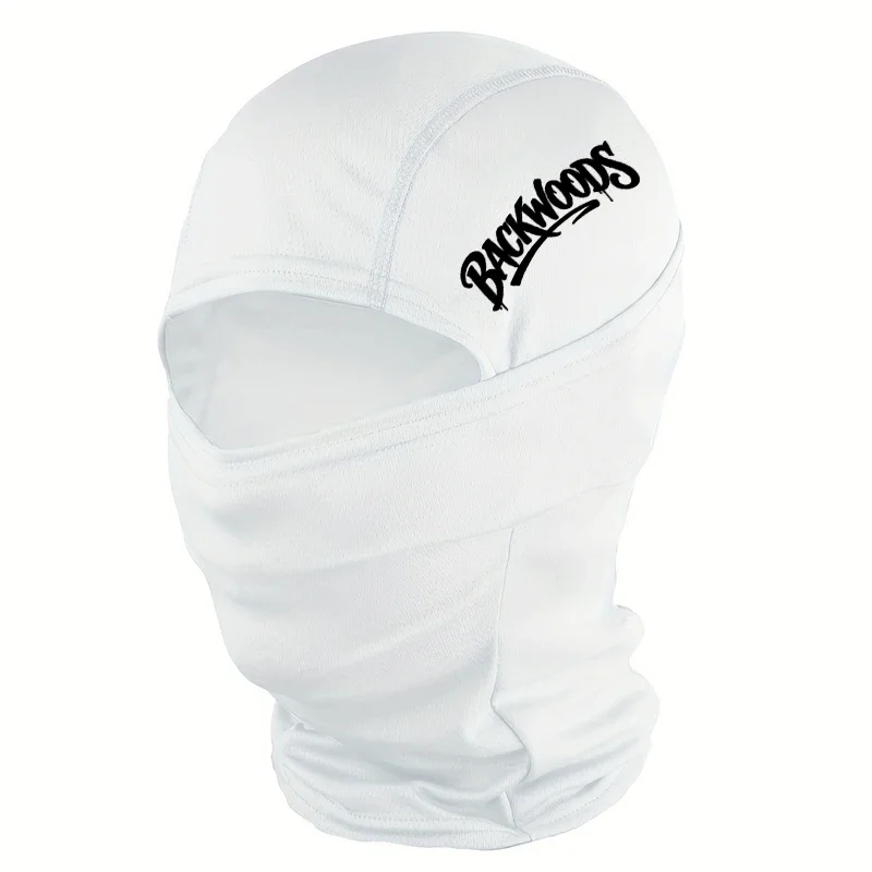 Musion Balaclava Face Mask Breathable BACKWOODS Print Sweat Absorbing Sunscreen Helmet Hat Set Suitable for Cycling and Hiking