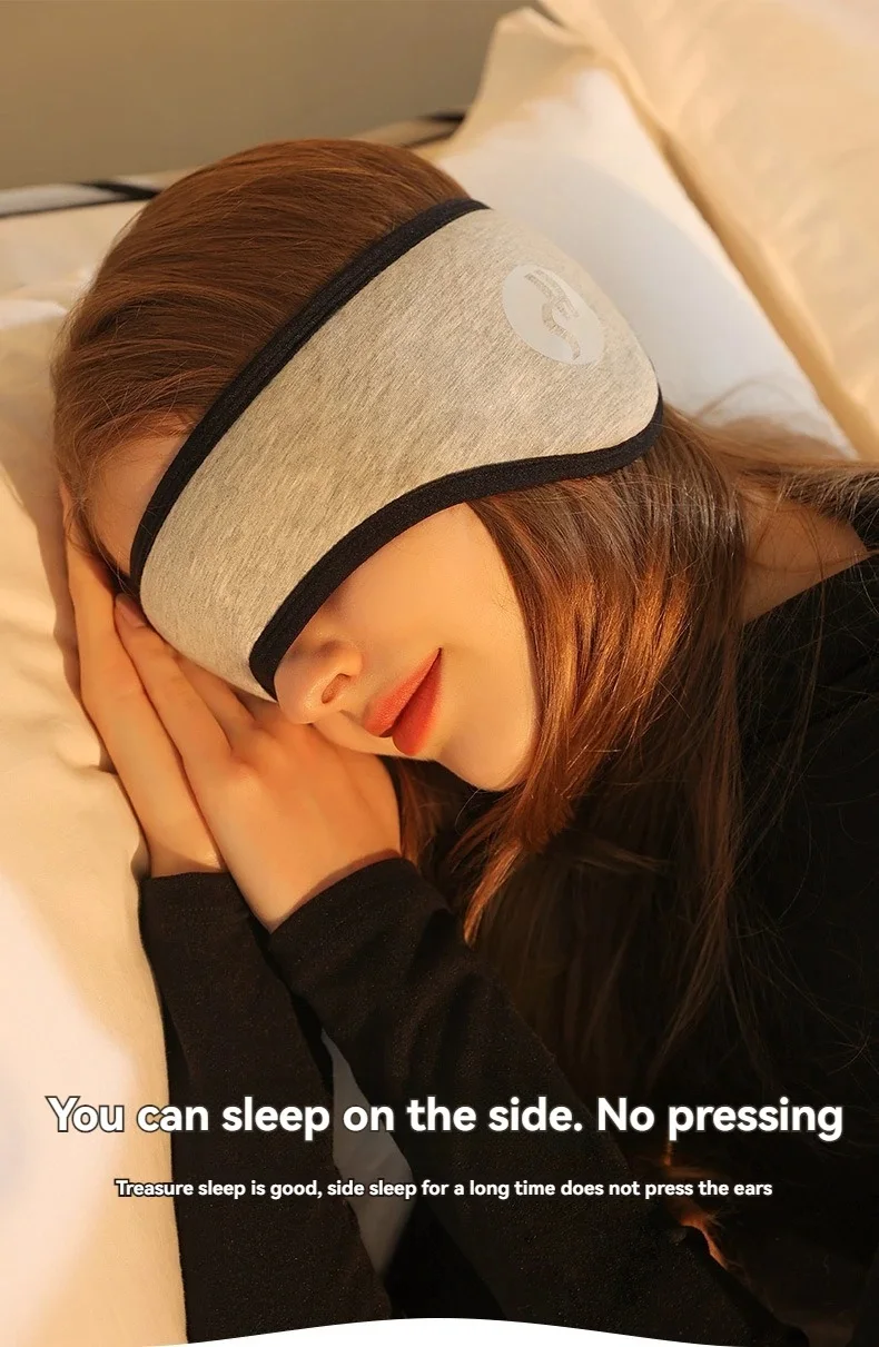 2 In 1 Sleep Earplugs And Adjustable Eye Mask Noise Reduction Travel Nap Sound Insulation Earmuffs for Better Sleep Anytime