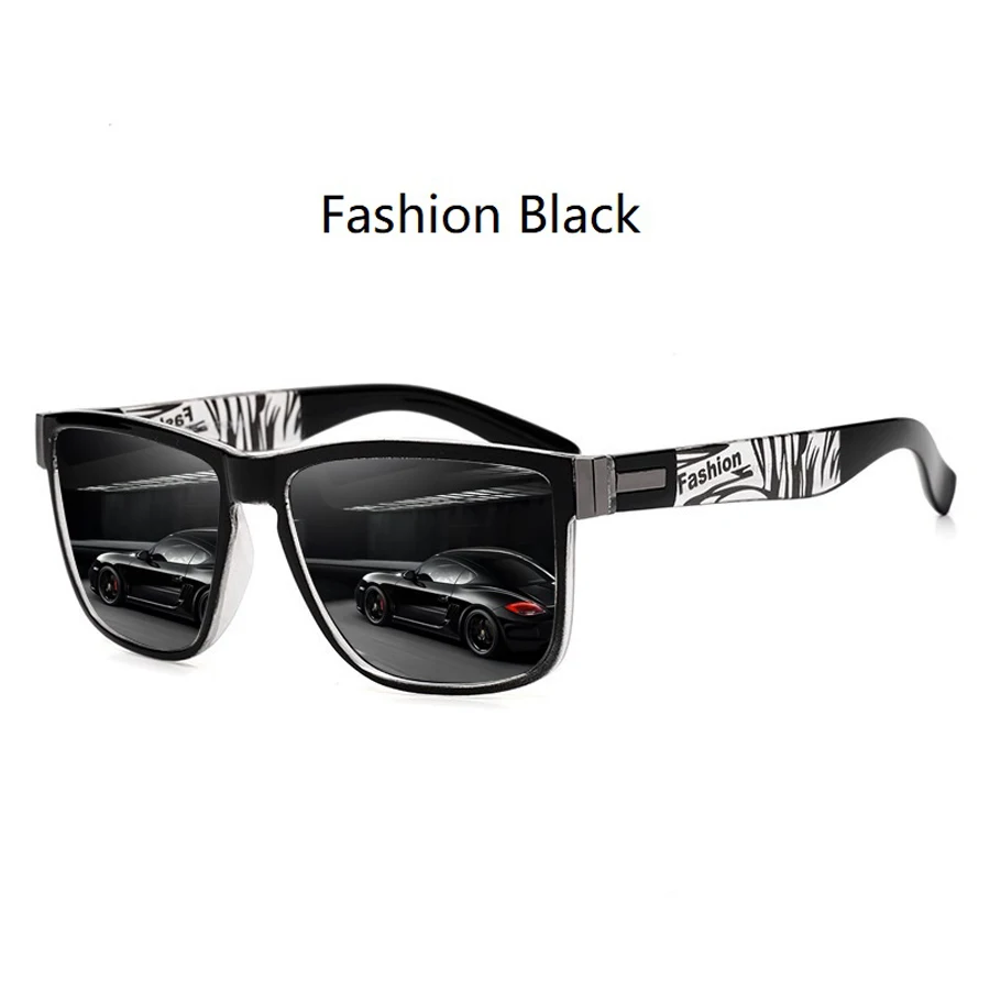 Fashion Classic Square Sunglasses Men Women Driving Fishing Colorful Trendy Lightweight Outdoor Goggles