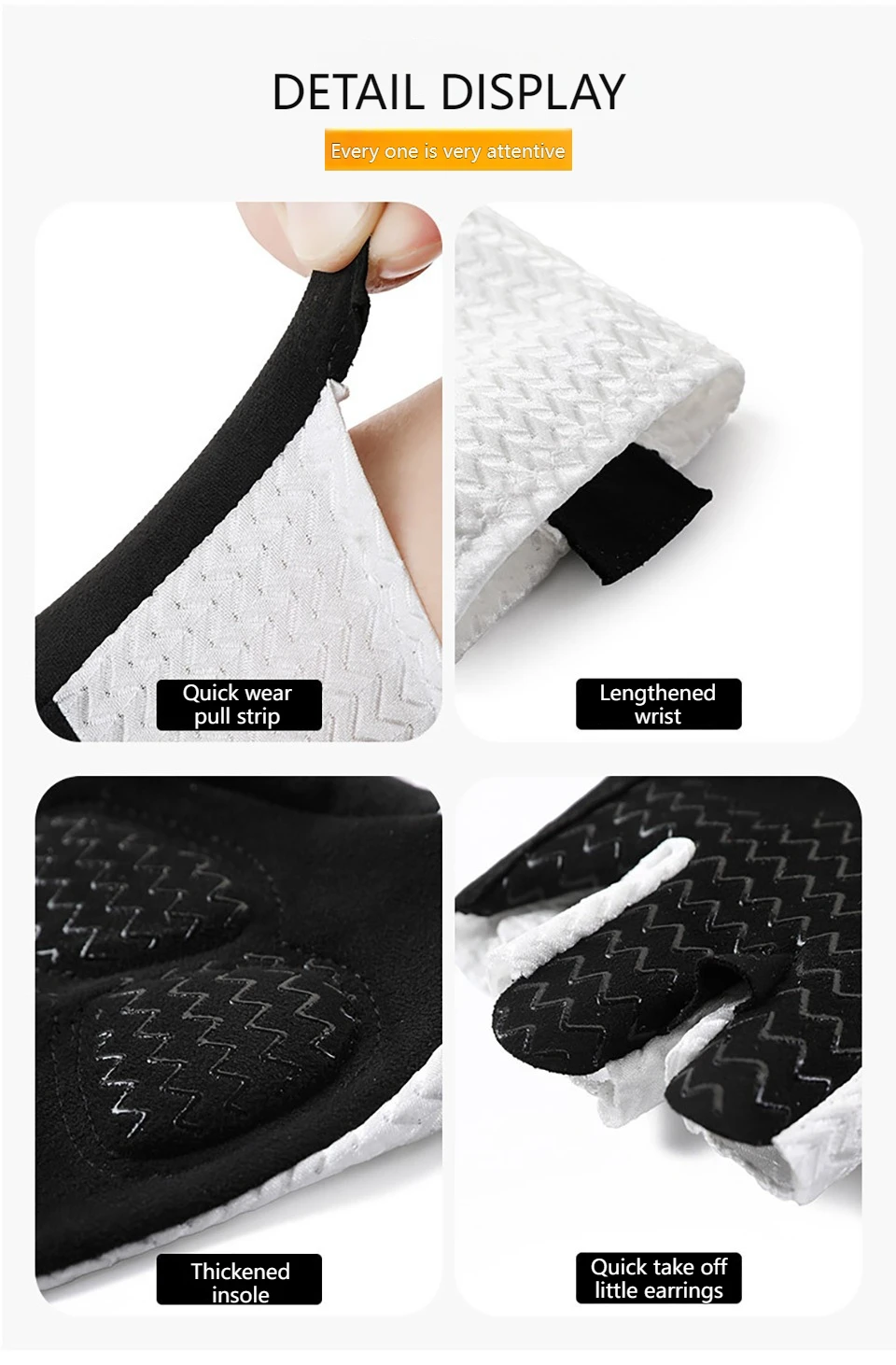 GTUBIKE Short Cycling Gloves Fingerless Gloves Anti-slip Bicycle Lycra Fabric Half Finger Mitten for Mtb Road Bike Sports Racing