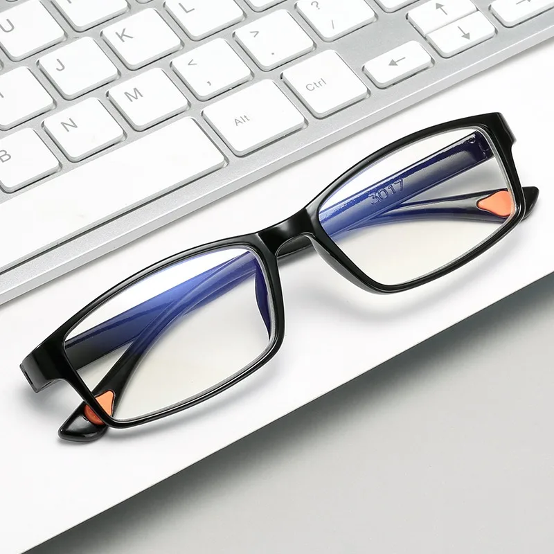 1/8 Pcs Lightweight Anti Blue Ray Reading Glasses Unisex Square Frame Presbyopic Glasses Anti Fatigue Reading Eyewear For Elders