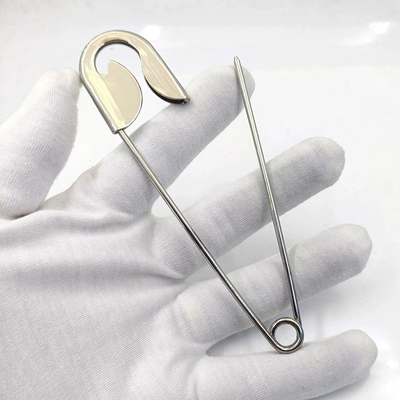 Simple Big Size Brooch Pin Women Hair Clip Brooch Buckles Jeans Fixed Suit Clothing Waist Clip Lady Waist Tighting Pins Jewelry