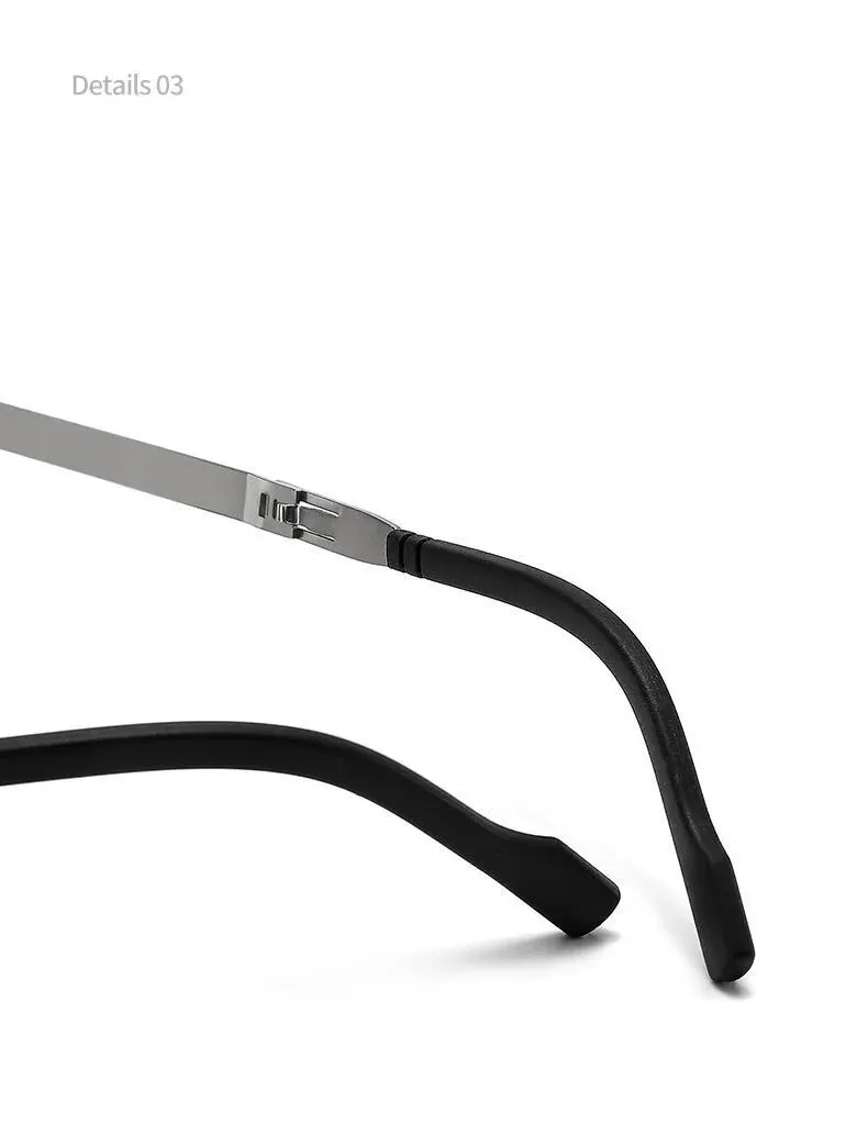 Portable Folding HD Reading Glasses Retro Round Ultra Light Eyeglasses for Men Women