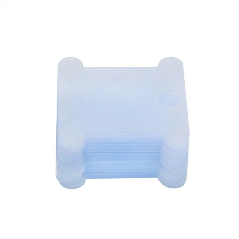 50PCS/Set Plastic Bobbins Floss Set Spool Thread Card Embroidery Floss DIY Stitch Organizer Holder Sewing Tools