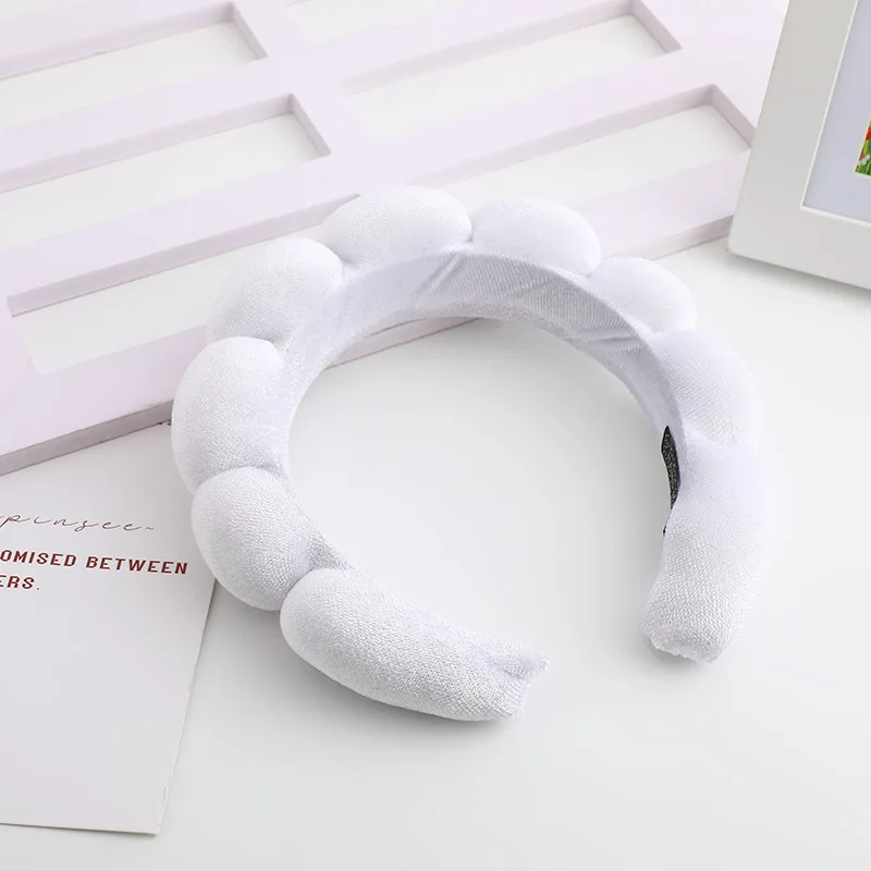 Velvet Hair Band High Skull Top Sponge Fried Dough Twists High Sense Hair Band Hair Accessories Solid Color Hair Band