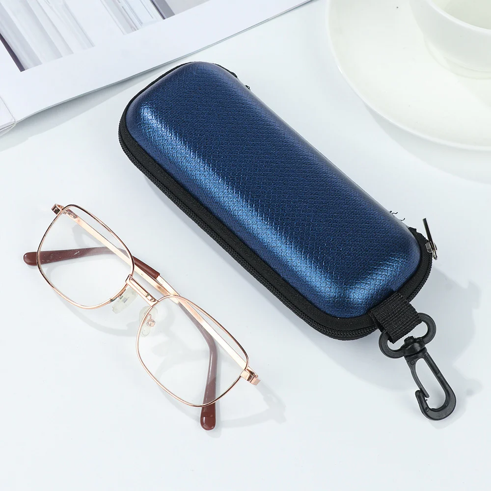 KLASSNUM Portable Glasses Cases EVA Eyewear Hard Case for Women Men Reding Glasses Box With Lanyard Zipper Cases Protector 2026