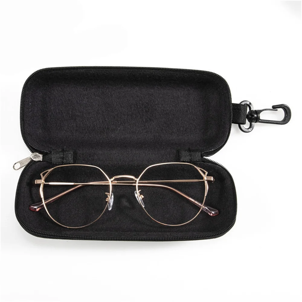 KLASSNUM Portable Glasses Cases EVA Eyewear Hard Case for Women Men Reding Glasses Box With Lanyard Zipper Cases Protector 2026