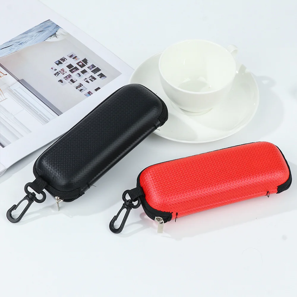 KLASSNUM Portable Glasses Cases EVA Eyewear Hard Case for Women Men Reding Glasses Box With Lanyard Zipper Cases Protector 2026