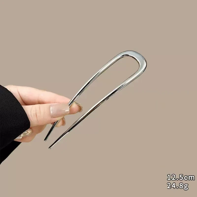 New Simple U Shaped Hairpin Metal Hair Sticks U French Hair Clips Pins Fashionable Hair Jewelry Accessories for Women Wholesale
