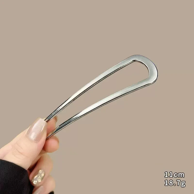 New Simple U Shaped Hairpin Metal Hair Sticks U French Hair Clips Pins Fashionable Hair Jewelry Accessories for Women Wholesale
