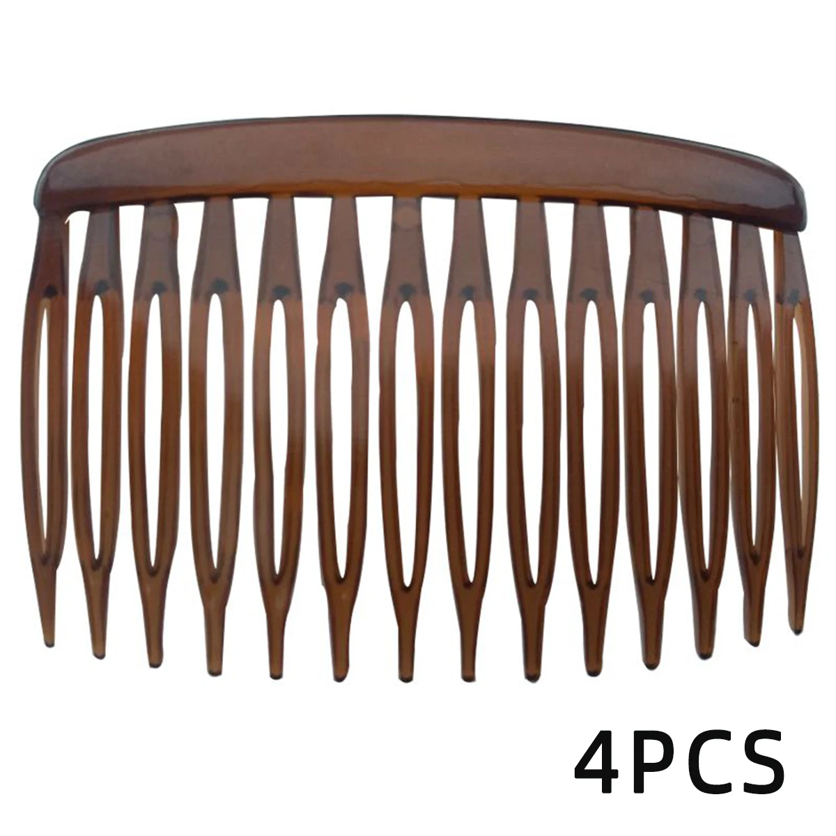 4Pcs French 14 Teeth Hair Comb Hair Accessories Straight Teeth Hair Clip Hair Side Comb Bridal Wedding Veil Comb Retro Effect
