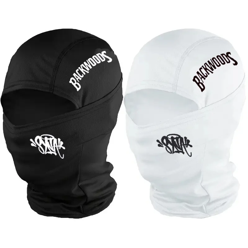 1/2/5PC Multi Color Backhill Graffiti Logo Balaclava Hat - Ultra Warm and Windproof Winter Head, Street Fashion Daily