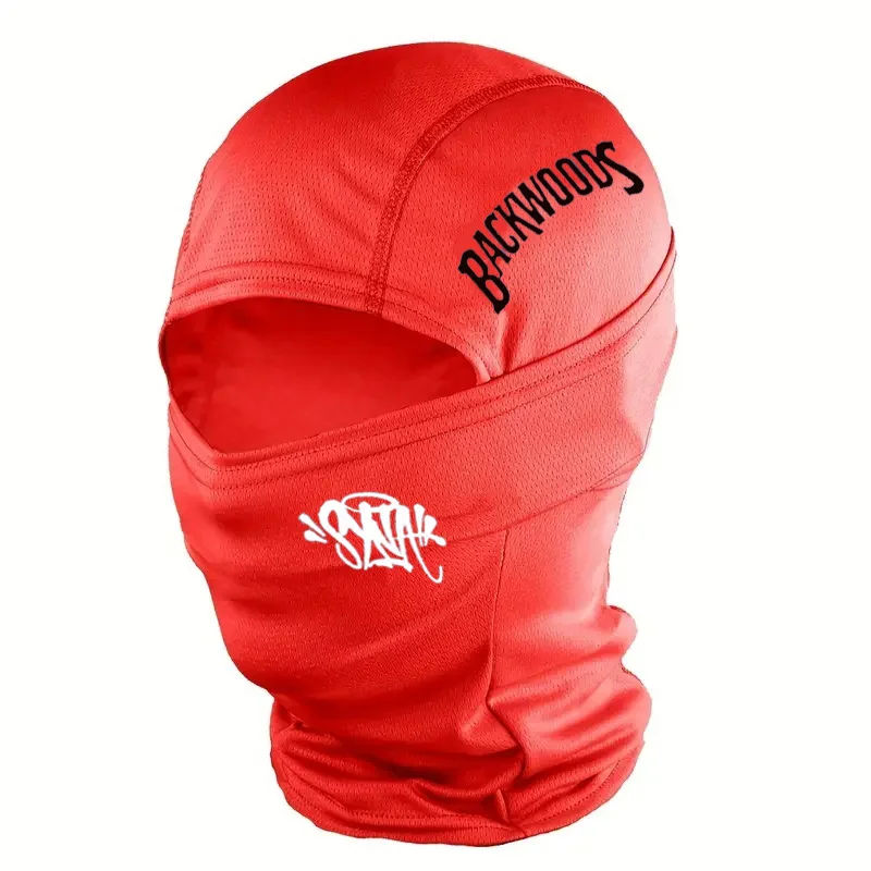 1/2/5PC Multi Color Backhill Graffiti Logo Balaclava Hat - Ultra Warm and Windproof Winter Head, Street Fashion Daily