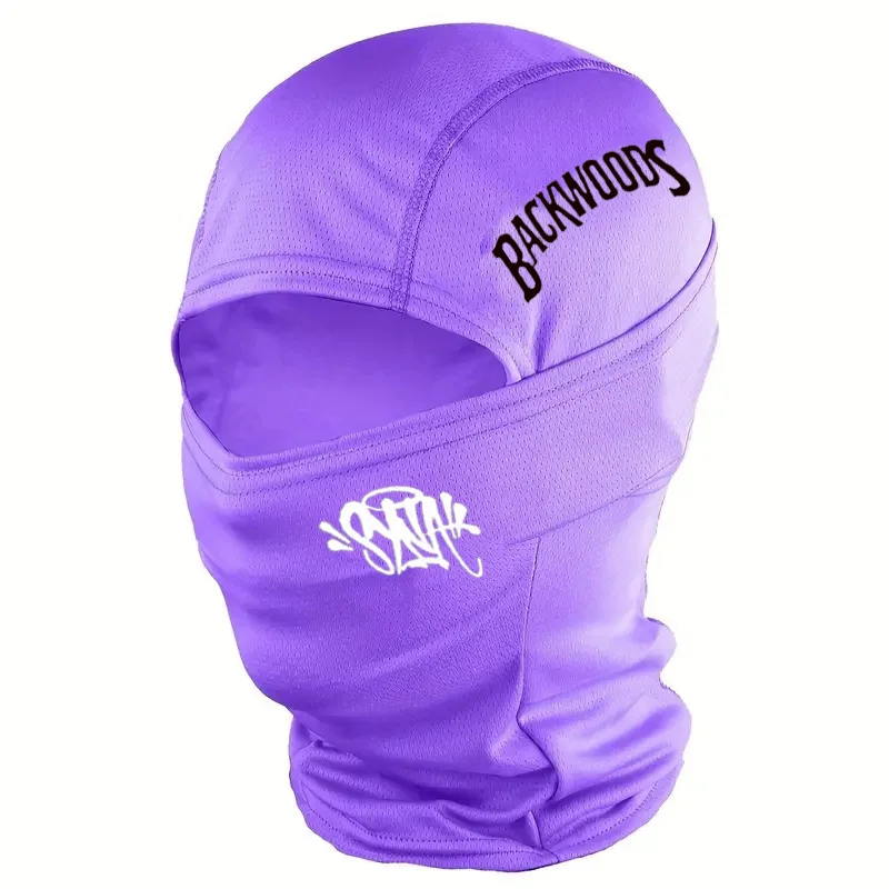 1/2/5PC Multi Color Backhill Graffiti Logo Balaclava Hat - Ultra Warm and Windproof Winter Head, Street Fashion Daily