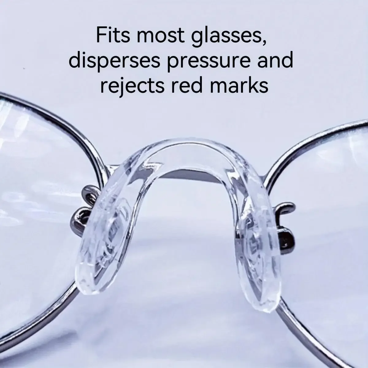Super Soft Silicone Glasses Nose Pillow Comfortable Adjustment Glasses Frame Accessories Anti Slip Nose Pillow Sports Daily Use