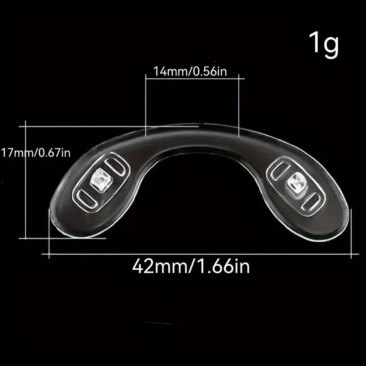 Super Soft Silicone Glasses Nose Pillow Comfortable Adjustment Glasses Frame Accessories Anti Slip Nose Pillow Sports Daily Use