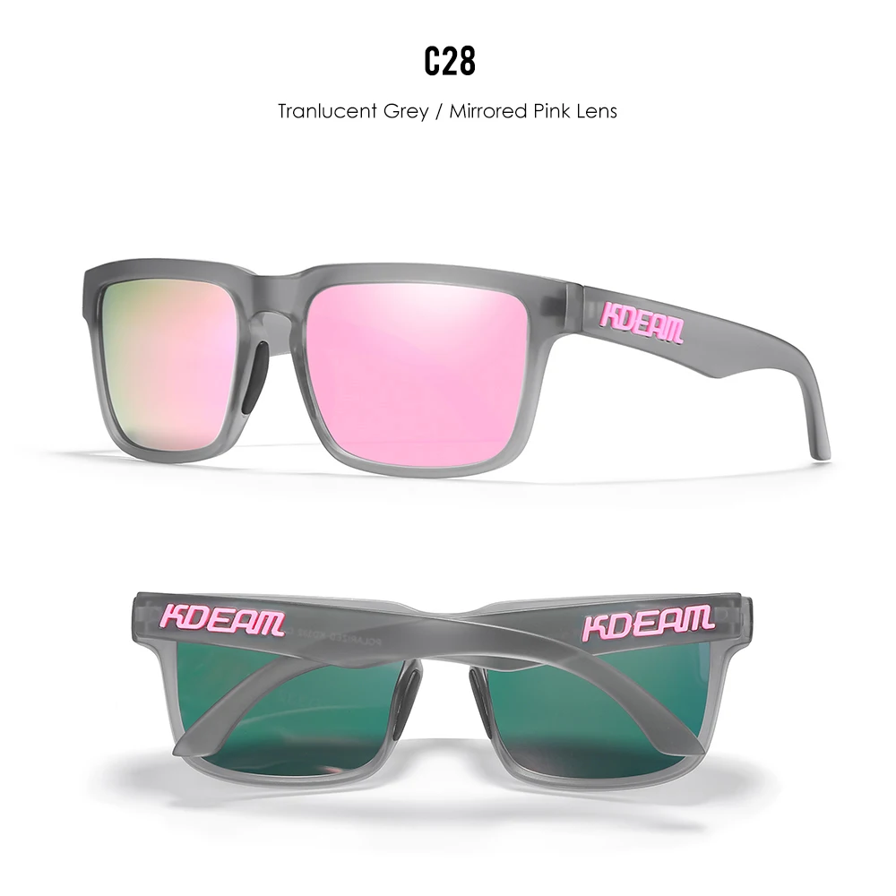 KDEAM Unisex Polarized Sunglasses Multi Colors Outdoor Fishing Driving Sun Glasses for Men And Women Sunglasses Only
