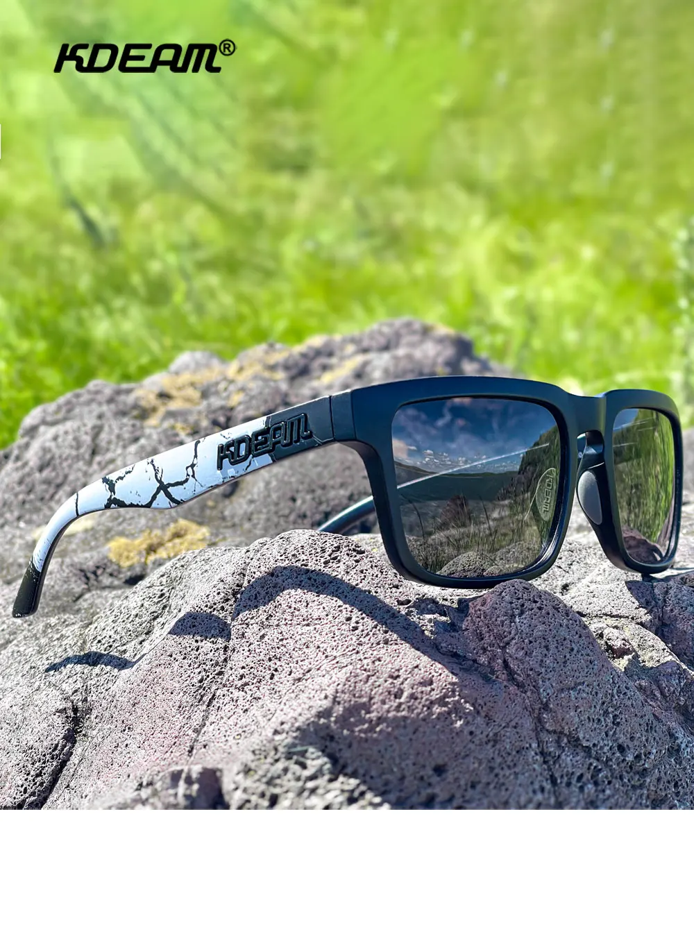 KDEAM Unisex Polarized Sunglasses Multi Colors Outdoor Fishing Driving Sun Glasses for Men And Women Sunglasses Only
