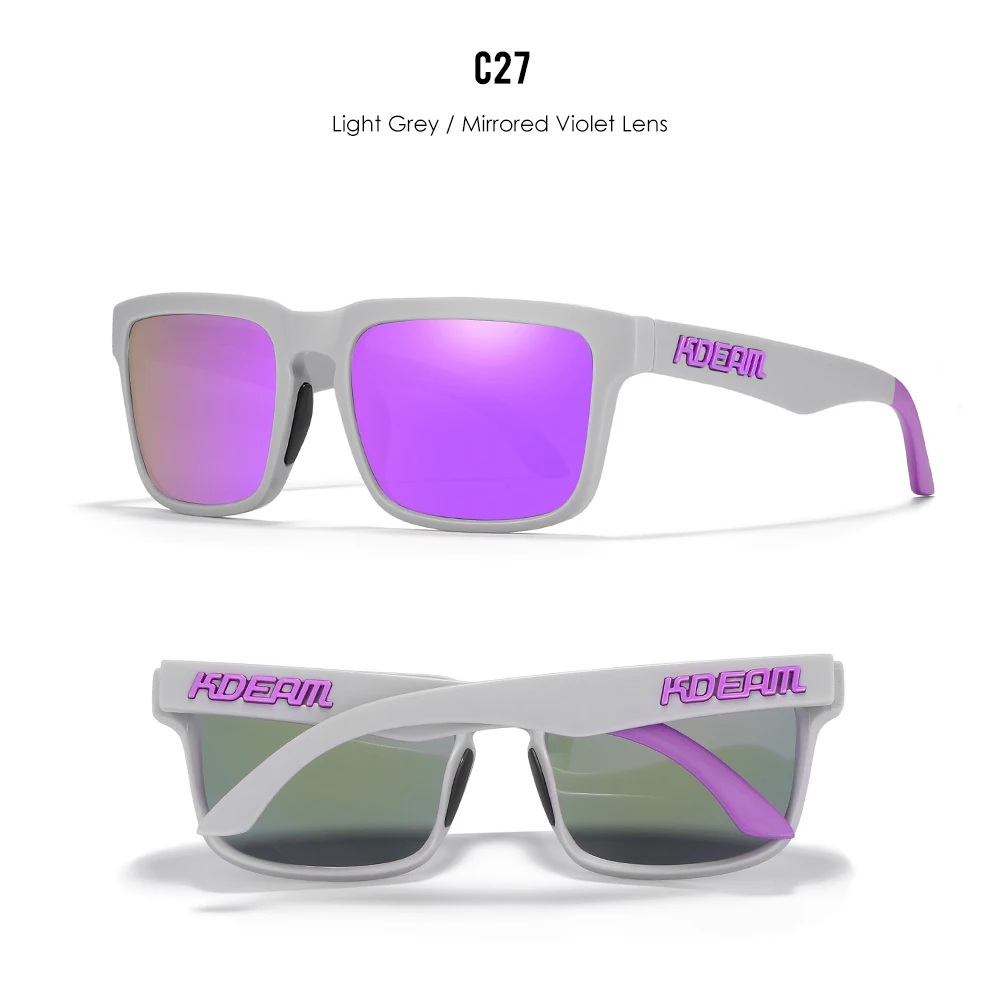 KDEAM Unisex Polarized Sunglasses Multi Colors Outdoor Fishing Driving Sun Glasses for Men And Women Sunglasses Only