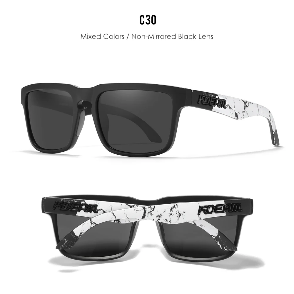 KDEAM Unisex Polarized Sunglasses Multi Colors Outdoor Fishing Driving Sun Glasses for Men And Women Sunglasses Only