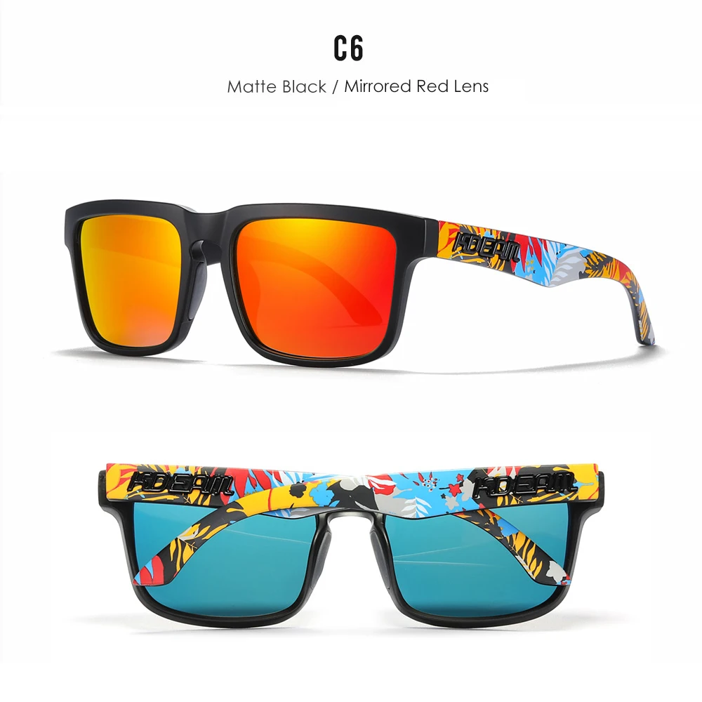 KDEAM Unisex Polarized Sunglasses Multi Colors Outdoor Fishing Driving Sun Glasses for Men And Women Sunglasses Only