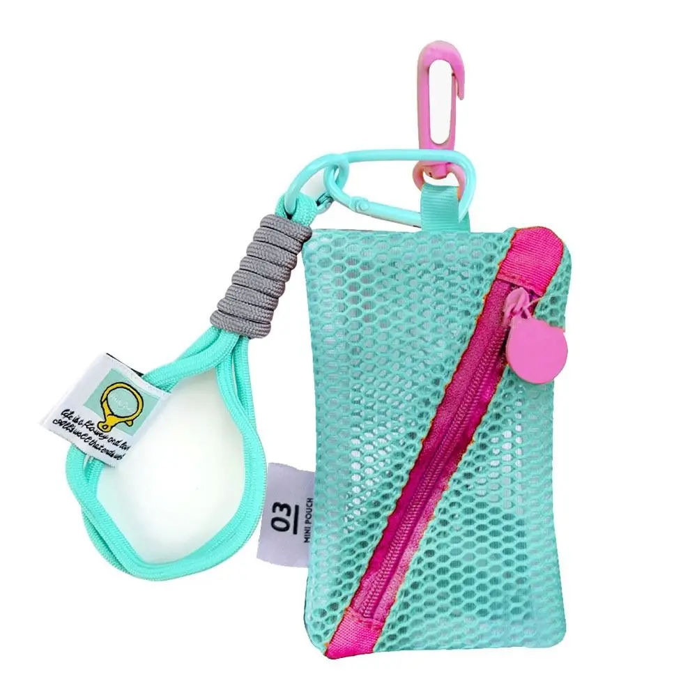 Fashion Dopamine Color Storage Bag Large Capacity Candy Color Mesh Cosmetic Bag Toiletry Make Up Case