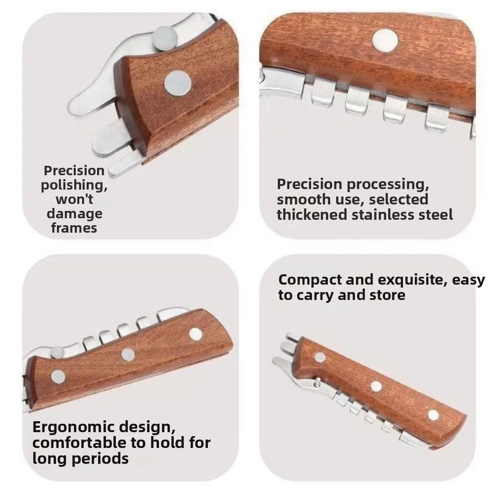 Hand Held Glasses Repair Tools Universal Fit Hand Tool Sets Frame Adjustment Multi-Functional Temple Device Nose Pad Replacement