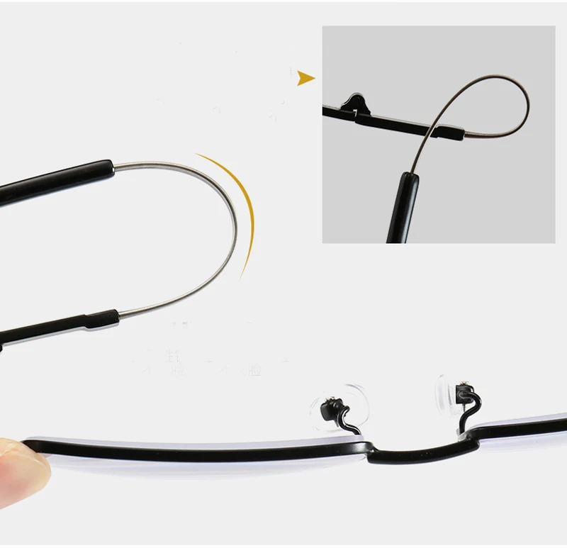 Titanium Progressive Multifocus Reading Glasses Blue Light Blocking Anti-fatigue Metal frame Multifocal Readers Eyeglasses