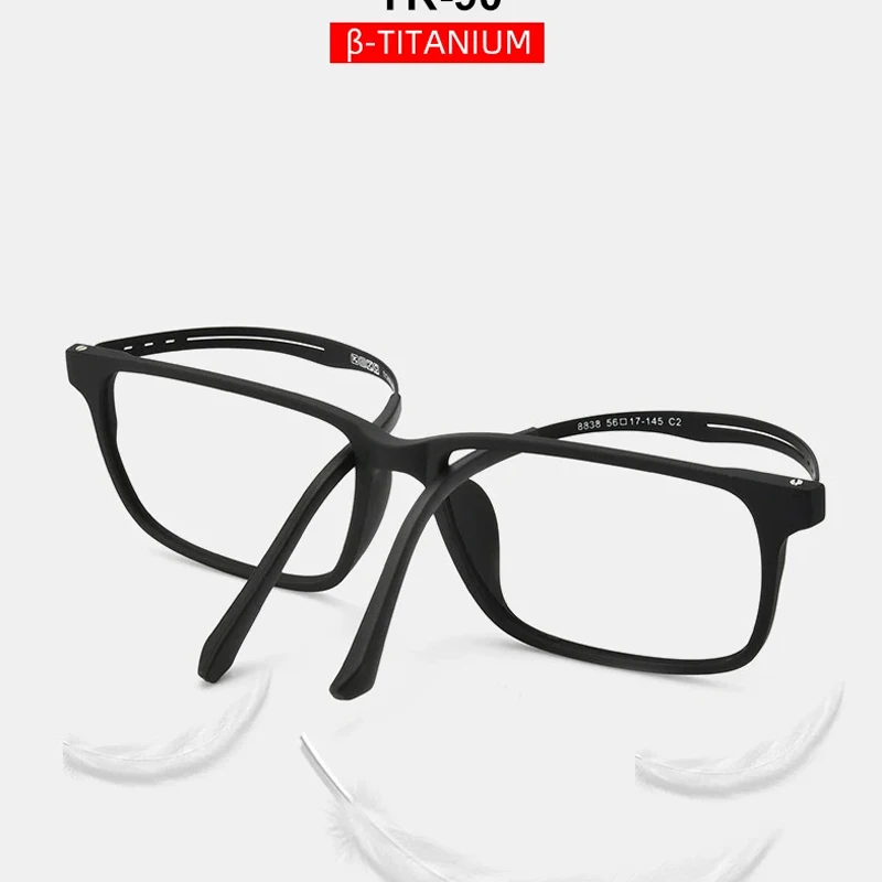 2025 Pure Titanium Reading Glasses Men Women TR90 Anti-Blue Ray Full frame Computer Spectacles Diopter +1.0 +4.0